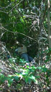 Lo hallan asesinado, con un desarmador clavado en el pecho. (Fotos de MV Noticias Veracruz)