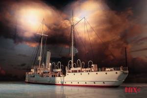 Antigüa embarcación.