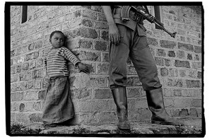 Esta es muestra de su trabajo en el Congo.