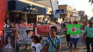 Marcharon por toda la avenida Independencia.