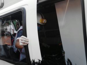 Trasladaron al Hospital Comunitario al delincuente.