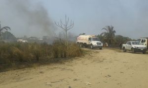 Incendio en basurero Minatitlán.