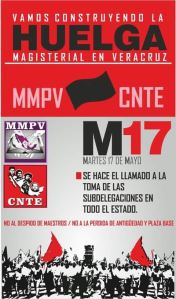 Huelga en el Movimiento Magisterial Veracruzano.