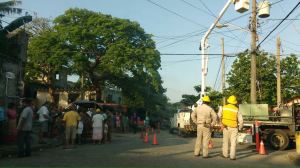 Les instalaron un transformador que no sirvió.