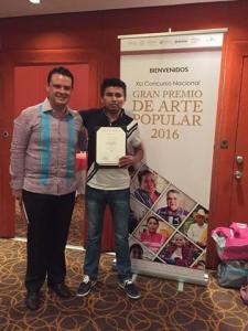 ARTESANO TEXTIL DE COSOLEACAQUE OBTIENE PREMIO NACIONAL.