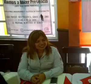 Oración para la paz en Coatzacoalcos.