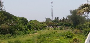 Fosa clandestina por el antigüo lienzo charro.