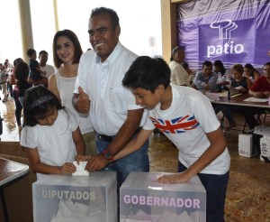 Víctor Rodríguez. Jornada electoral.