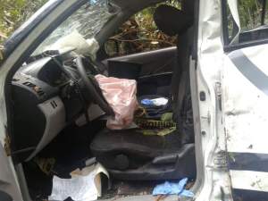 Hay dos policías municipales lesionados.