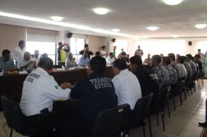 Reunión de Seguridad y Tránsito Estatal.