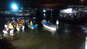Buscaron los cuerpos, los mismos lancheros de Villa Allende.