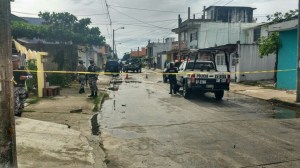 El área fue acordonada.