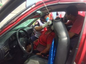 5 heridos de gravedad, iban en un taxi colectivo lo cual es ilegal en esa vía carretera.