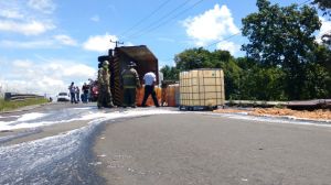 El producto explosivo quedó dispersado.