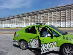 Esta es la patrulla que le persiguió para amenazarlo.