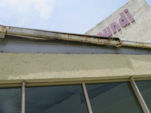 El techo se cae a pedazos, en la entrada de Jaguaroundi.