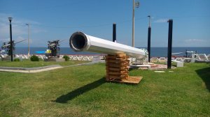 La obra fue desmantelada.