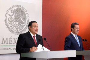 Ofreció conferencia de prensa conjunta con el Subprocurador Jurídico y de Asuntos Internacionales de la PGR. 