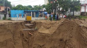 Así quedaron las calles en la 20 de Noviembre.