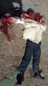 Los mataron a balazos, los manifestantes que exigían entrega de obras.