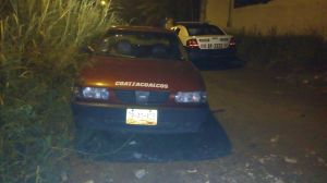 Un taxi reportado como robado, es recuperado por la SSP.