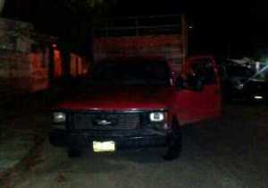 Una camioneta asegurada.