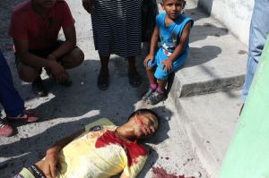 Lo mataron frente a sus familia.