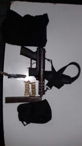 Este es el arma incautada.