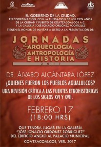Invitan a conferencia sobre los pueblos agualulcos