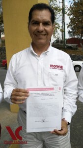 Se registra Víctor Carranza, aspirante a la alcaldía de Coatzacoalcos por Morena.
